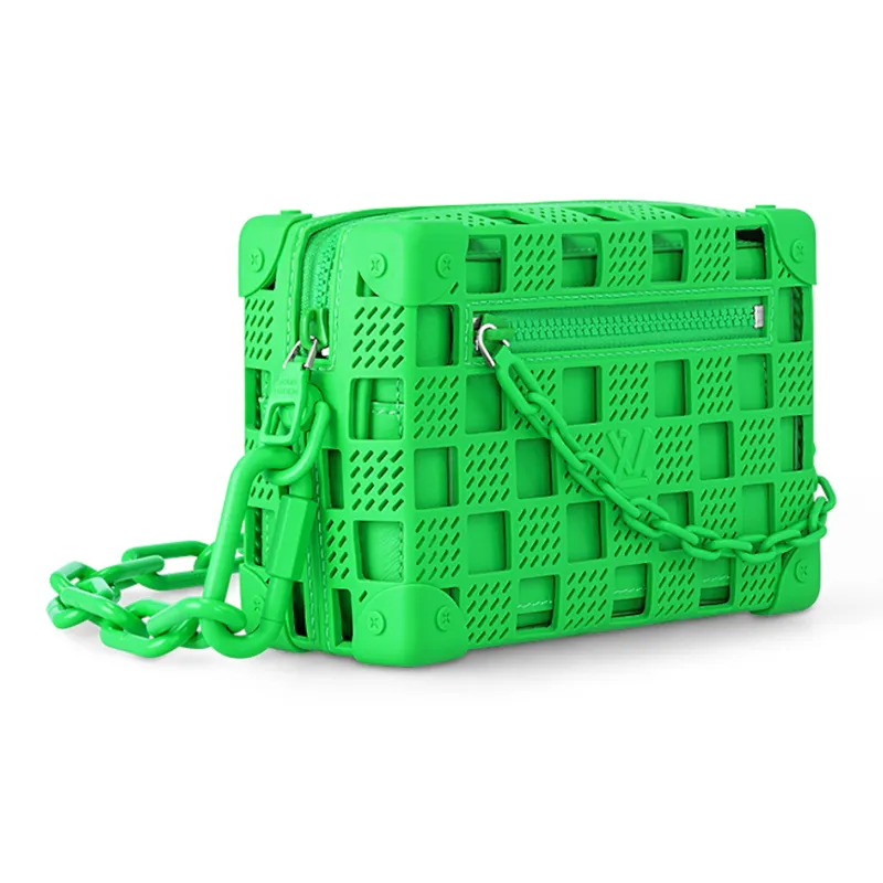 LOUIS VUITTON Mini Soft Trunk Rubber Green-1