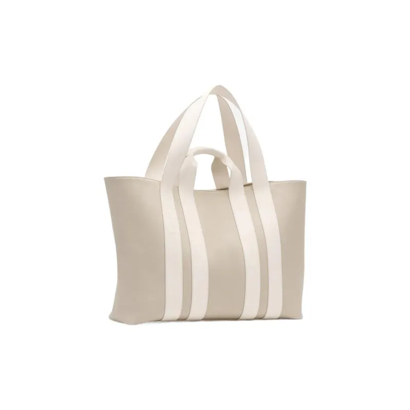 Lanvin Canvas Bag, Tote Bag, Shopping Bag, Handbag Regular Women's Beige-2