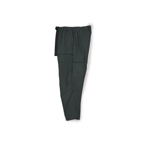 Y-3 Belted-waist Straight-leg Trousers