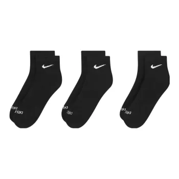 Nike Ankle Socks Men's 3 Pack Black