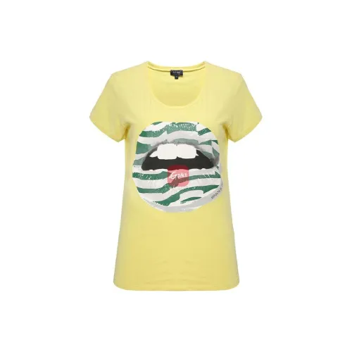 ARMANI JEANS T-Shirts Women's Yellow