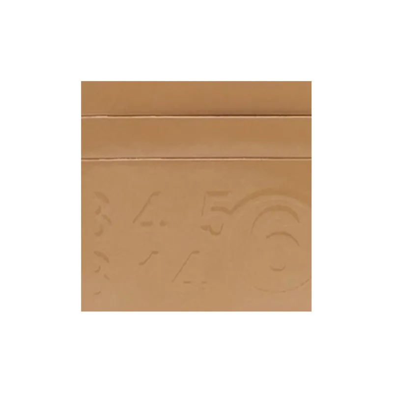 MM6 Maison Margiela Calfskin Card Holder Regular Men's Beige-2