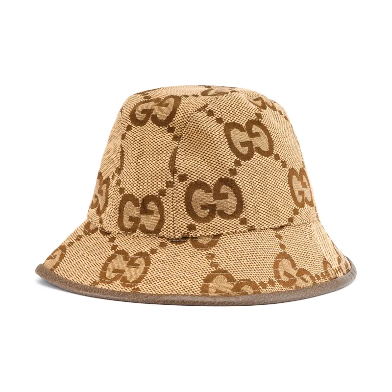 GUCCI Jumbo Gg Canvas Bucket Hat-0