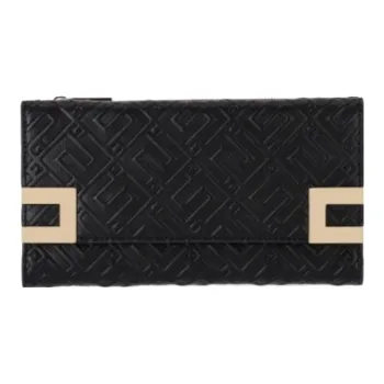 Elisabetta Franchi Polyurethane Shoulder Bag Crossbody Bag Clutches Women's Black