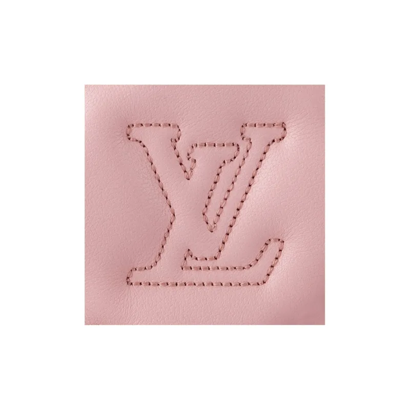 LOUIS VUITTON Leather Shoulder Bag, Crossbody Bag, Handbag Regular Women's Pink-4