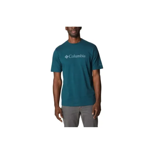 Columbia CSC T-Shirts Men Peacock Green