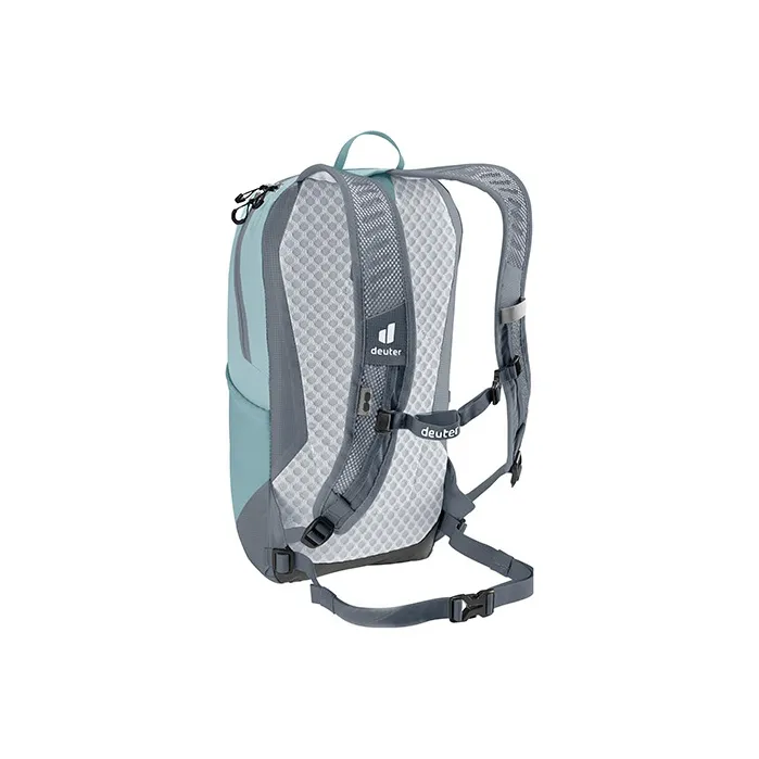 DEUTER Recycled Nylon Backpack Unisex Green/Gray-6