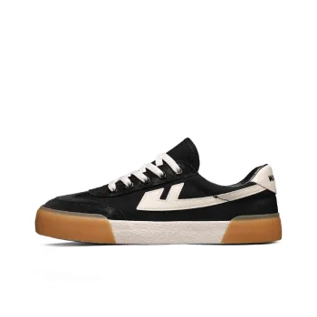 Warrior Warrior Anti Slip And Wear Resistant Lightweight Low Top Canvas Shoes Unisex Black Beige