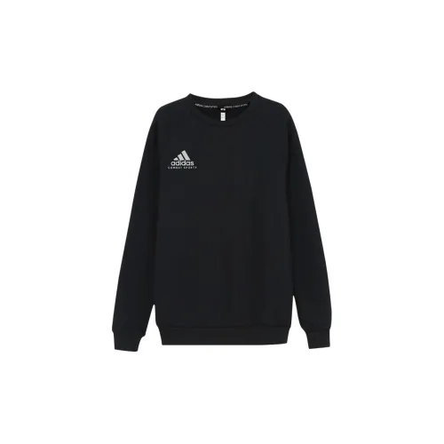 Adidas Sweatshirts Unisex Black White Logo