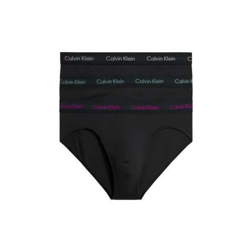Calvin Klein Logo-waistband Briefs Pack Of Three