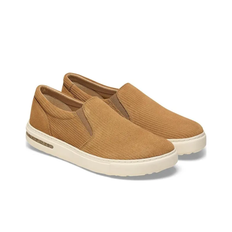 Birkenstock Oswego Low-Top Skateboard Shoes Unisex Softwood Brown Narrow Fit-2
