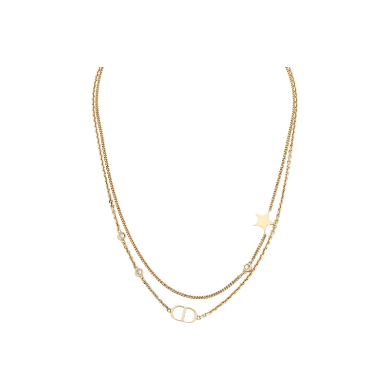 DIOR Metal Necklaces Women's Gold-0