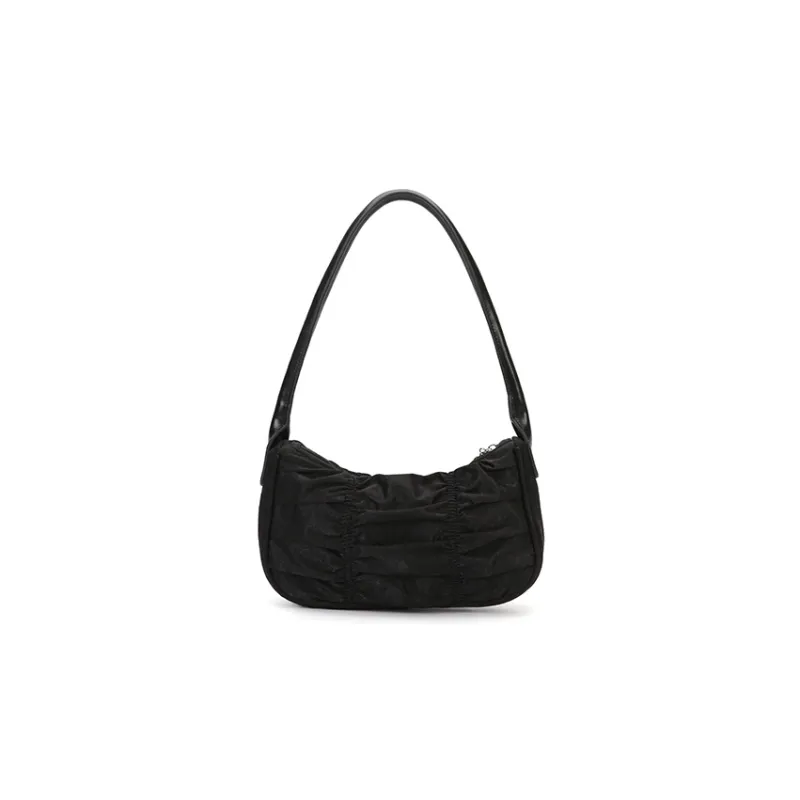VANWALK Seaside Diary Series Polyester Crescent Bag, Shoulder Bag, Hobo Bag, Single Shoulder Bag Regular Women's Pink-1