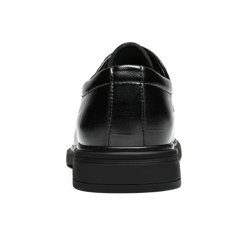 CHINT Dress Shoes Men Low Top Black-3