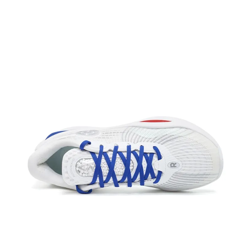 RIGORER Reeves Generation Basketball Shoes Men Low Top Precision White/Navy Blue/Rouge Red-4