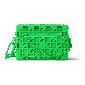 LOUIS VUITTON Mini Soft Trunk Rubber Green