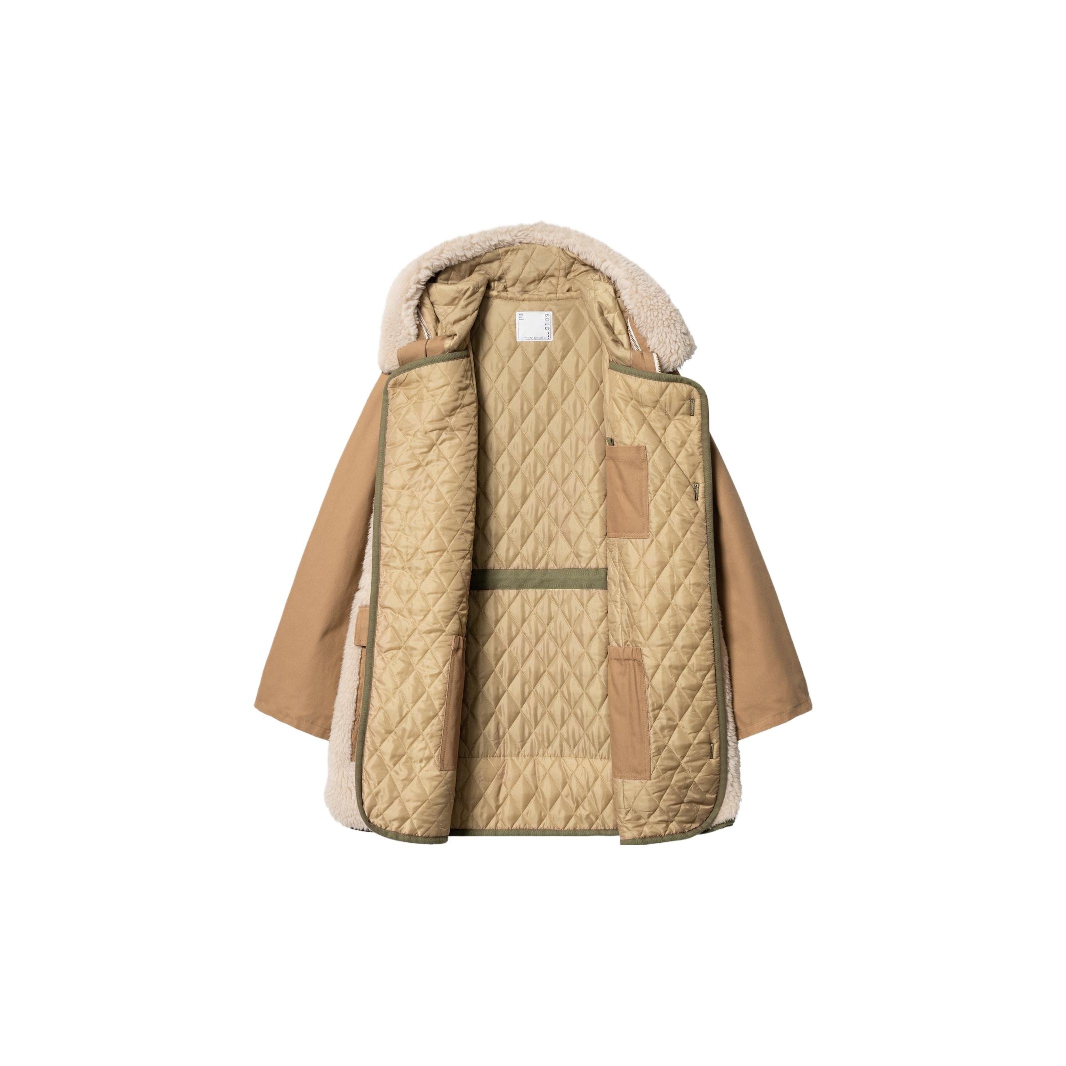 Sacai X Carhartt Wip Canvas Siberian Parka - POIZON