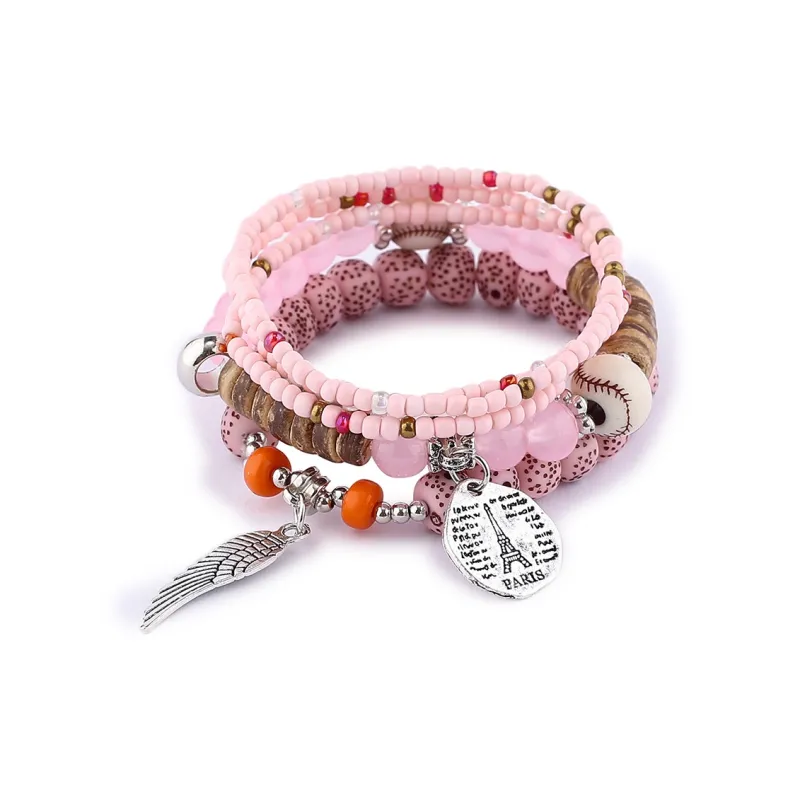 OQD Seed Bead Buddhist Bead Bracelets Unisex-6