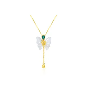 ME LUXE S925 Silver Pendant Hetian Jade Women's