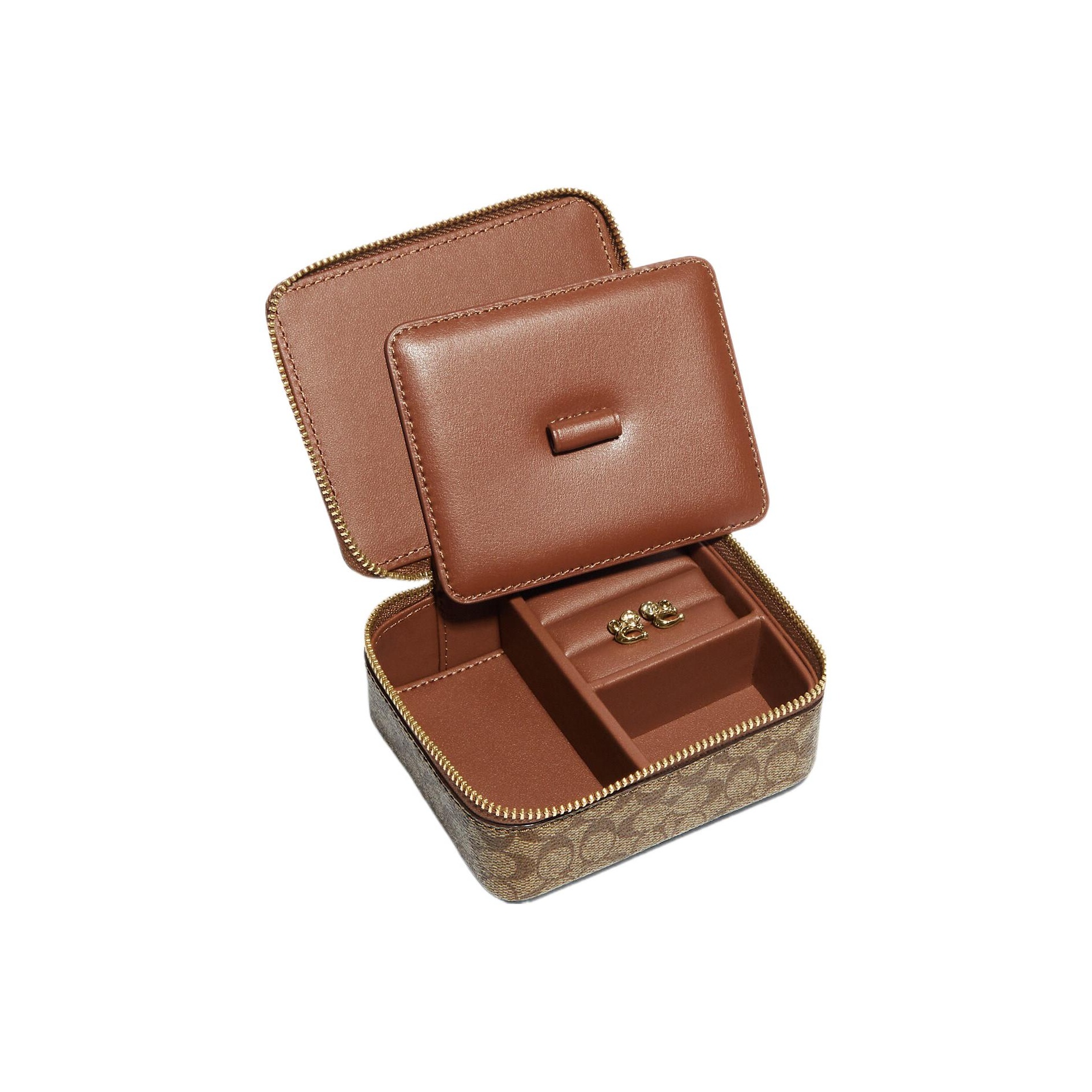 Coach offers leather jewelry box