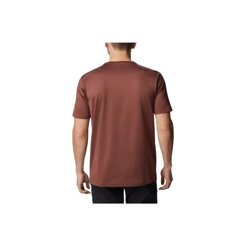 Columbia T-Shirts Men Maroon-1