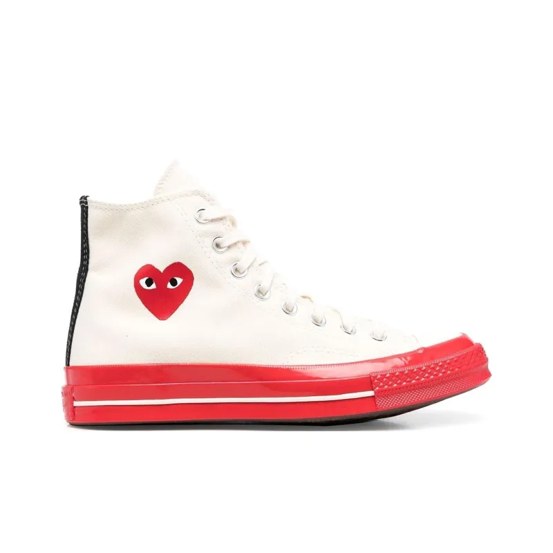 Comme Des Garçons Play X Converse Chuck 70 High-top Sneakers-1