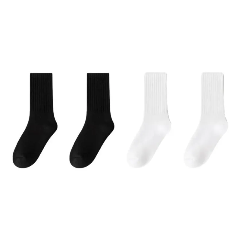 MIIOW Mid Calf Socks Women's 4 Pack-3
