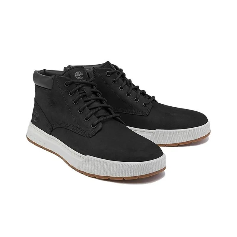 Timberland Maple Grove Leather Chukka Boot 'Black Nubuck'-2