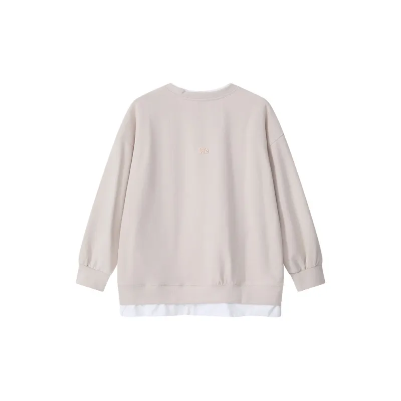 Katie Ermilio Sweatshirt Spring Women's Ecru-1