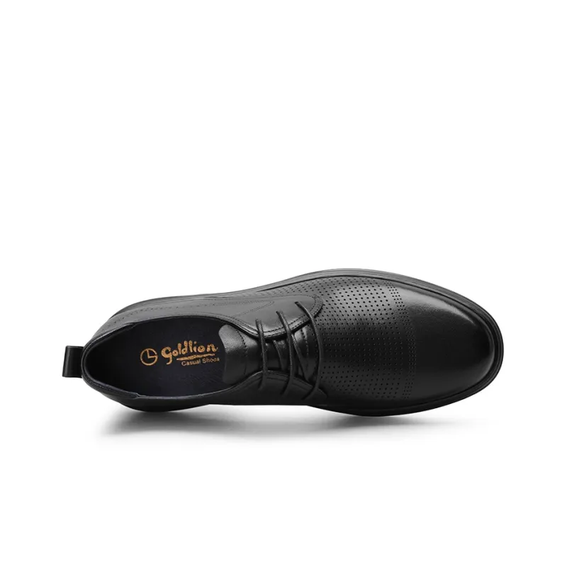 GOLDLION Dress Shoes Men's Black-7