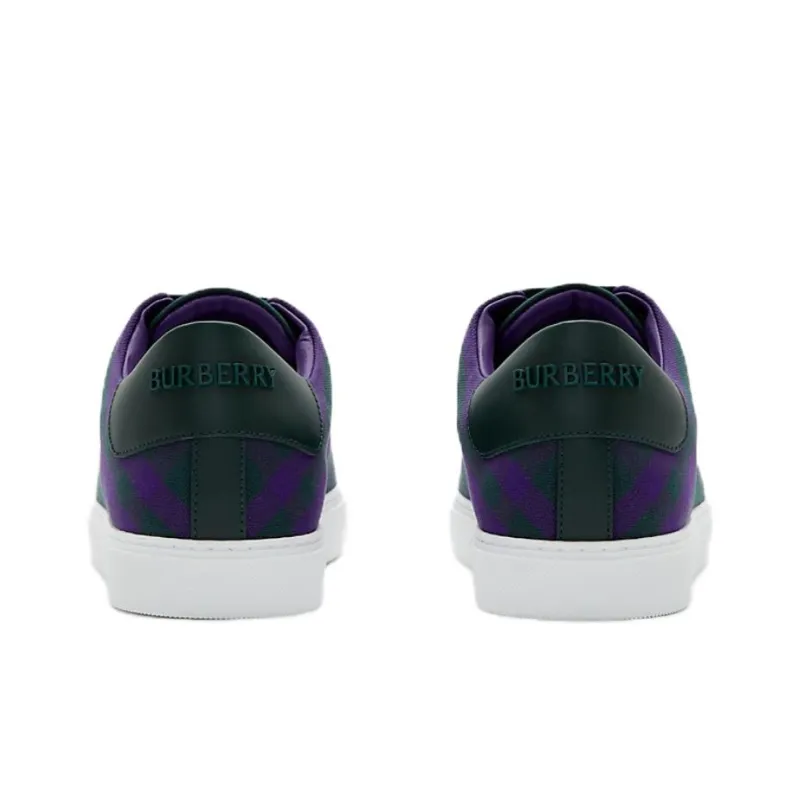 Burberry Checked Lace-up Sneakers-3