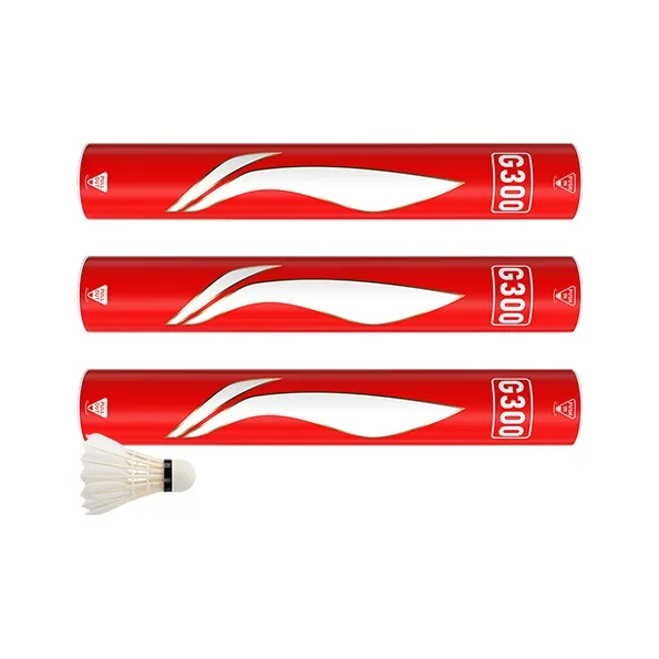 LiNing G300 Goose Feather Shuttlecock 12 Pack Goose Feather Everyday Shuttlecocks-5