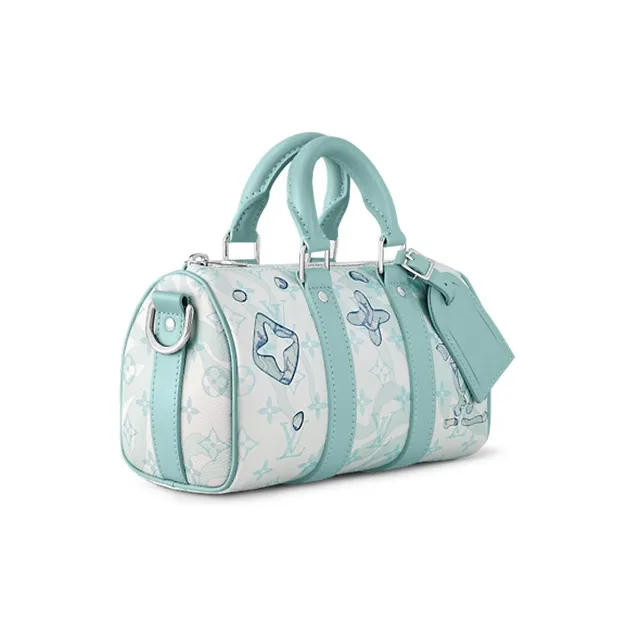 LOUIS VUITTON Keepall Bandouliere 25 Crystal Blue-1