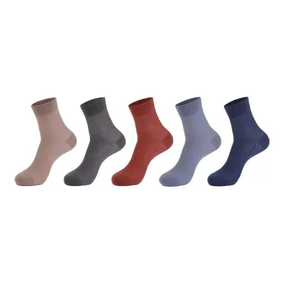 MIIOW Mid Calf Socks Men's 10 Pack-1