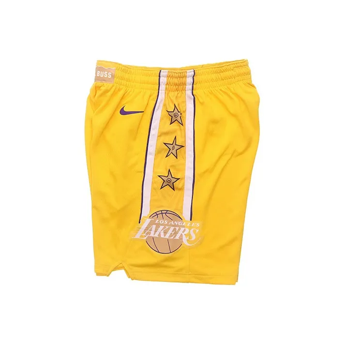 Nike Basketball Shorts Men's Yellow-2