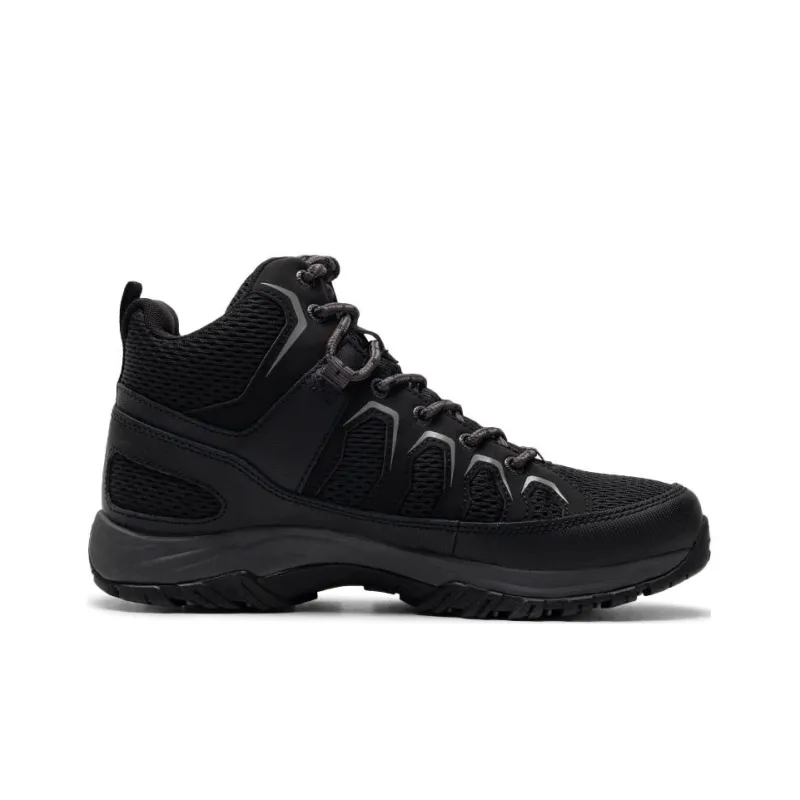 Columbia Anti Slip Wear Resistant Mid Top Outdoor Shoes Men's Black-1