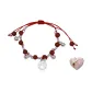 Fu Character Pendant Agate Bracelet+Heartfelt Box