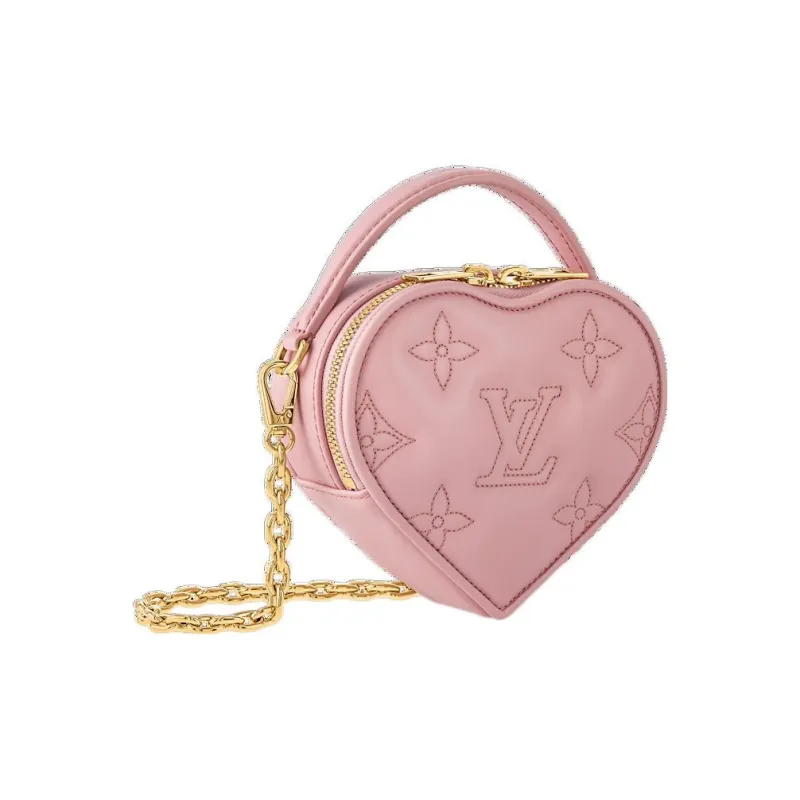 LOUIS VUITTON Leather Shoulder Bag, Crossbody Bag, Handbag Regular Women's Pink-1