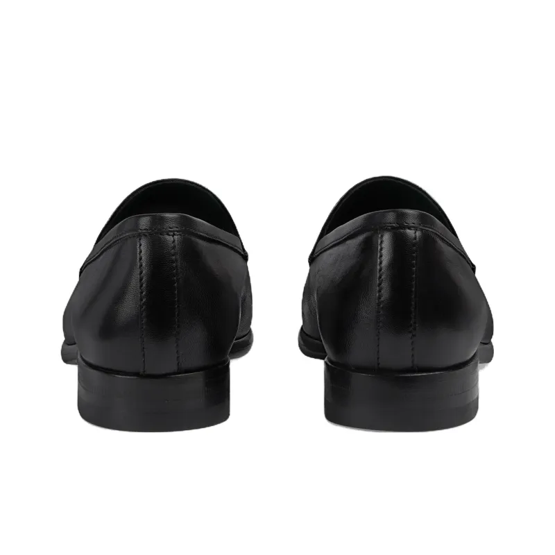 GUCCI Loafers 6cm Women's Black-3