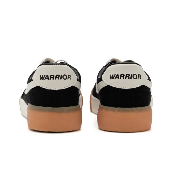 Warrior Warrior Anti Slip And Wear Resistant Lightweight Low Top Canvas Shoes Unisex Black Beige-4