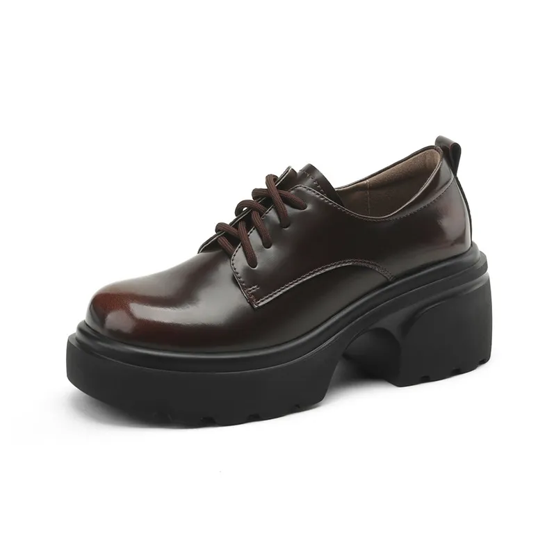 DAPHNE Loafers Women's Black/Brown-7