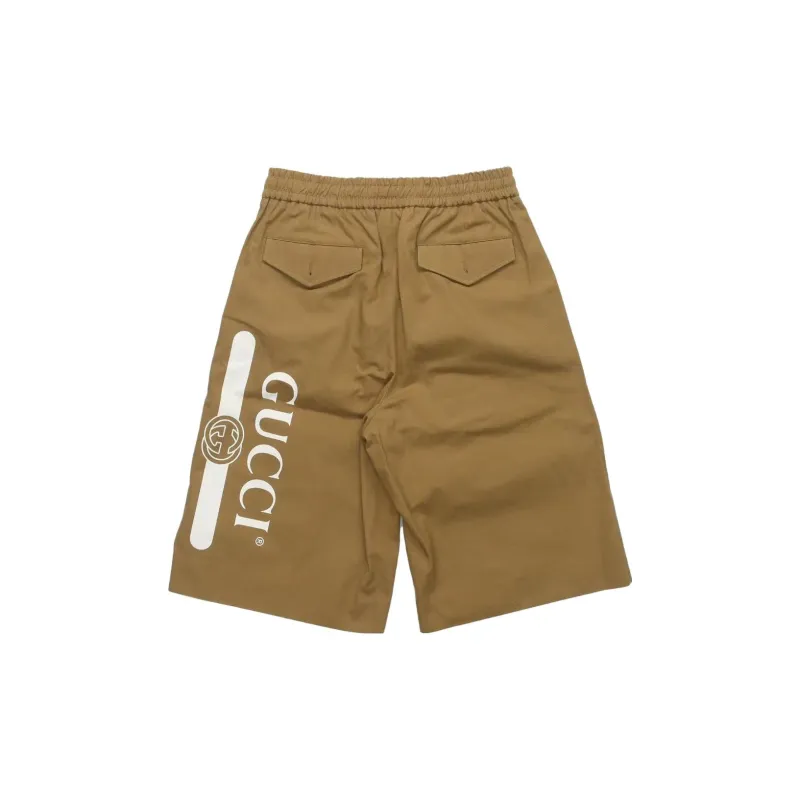 GUCCI Casual Shorts Men Brown-1