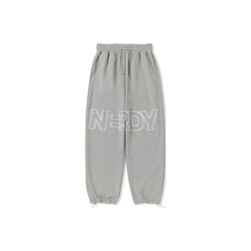 Nerdy Casual Pants Unisex Gray