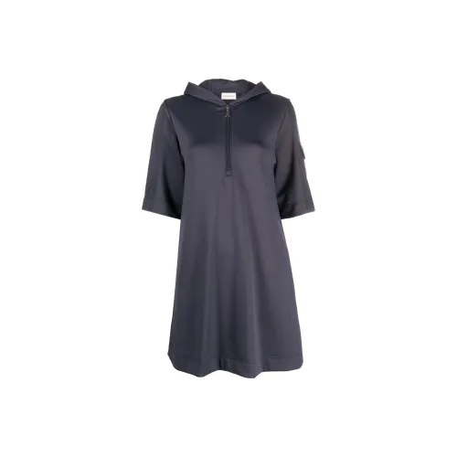 Moncler Quarter-zip Short-sleeve Dress