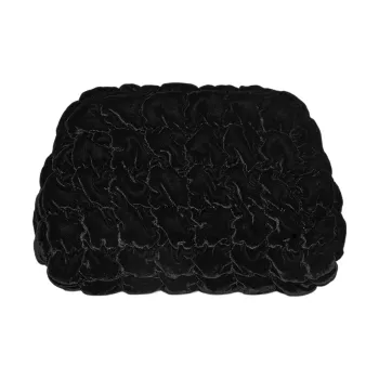 COS Velvet Viscose Nylon Clutch Regular Women's Black