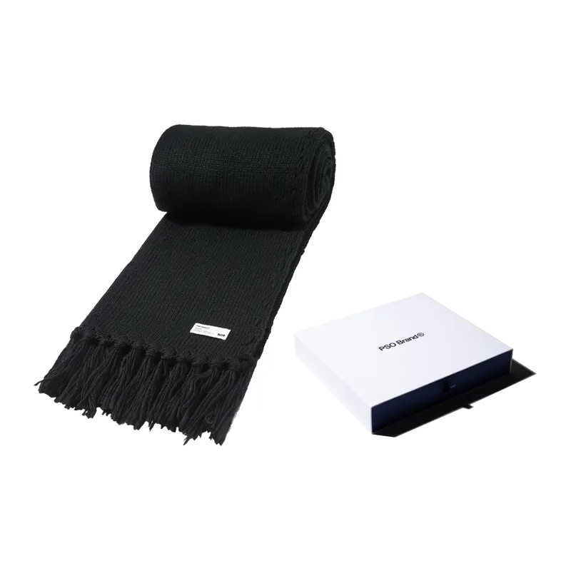 PSO Brand Knit Scarves Unisex-4