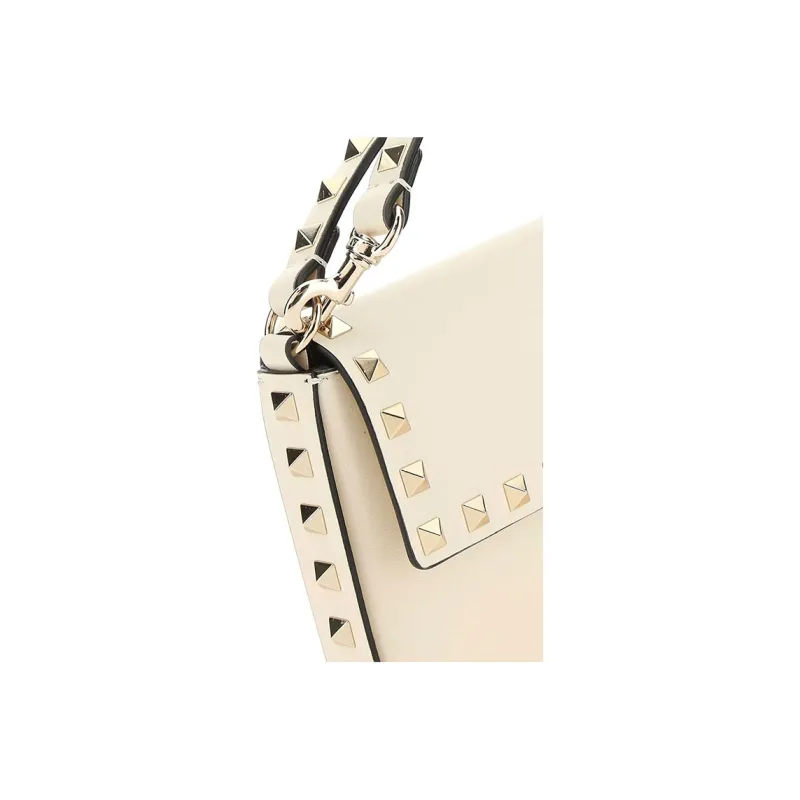 Valentino Leather Handbag Women's Ecru-3
