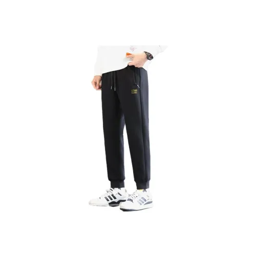 DEERWAY Knitted Sweatpants Men Black