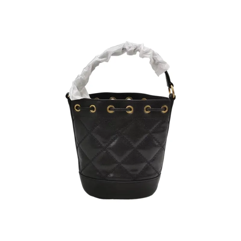 TORY BURCH TB Willa Leather Bucket Bags Shoulder Bag Crossbody Bag Handbag Mini Women's Black-2