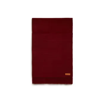 HERMES Knit Scarves Women's Burgundy